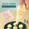 Sacos de Confeitar Descartáveis, Espessados para Confeitar Bolos com Creme, Sacos de Confeitar Grandes, Médios e Pequenos para Comida de Bebê e Ferramentas de Confeitaria