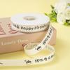 Cinta estilo INS color blanco cremoso para tarta de cumpleaños, cinta para embalaje de caja de regalo, cinta decorativa para ramo de flores inglés