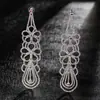 Pendientes Exagerados de Marca Grande Europeos y Americanos Pendientes Largos de Pedrería de Lujo Accesorios de Pendientes de Personalidad para Mujer Sexy para Discoteca E530