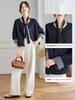 Chaqueta Corta Estilo Capullo de Algodón para Mujer, Nuevo Diseño Primavera 2026, Top de Talla Pequeña con un Diseño de Moda Elegante y Casual