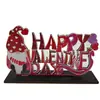 Fábrica Transfronteriza Día de San Valentín Amor Manualidades de Madera Adornos Decoración de Escena de Fiesta Productos de Madera Creativos