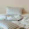 Juego de Ropa de Cama de Verano con Estampado Digital de Lunares Frescos y Simples, 60 Hilos de Tencel Lenzing, para Dormir Desnudo, Juego de Cama Fresco de Cuatro Piezas