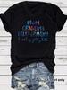 Camisetas de Moda Transfronteriza Europea y Americana para Madres y Abuelas Día de la Madre Verano Nuevo Camisetas de Manga Corta para Mujer en Stock Exportación
