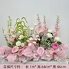 Arreglo Floral para Boda, Decoración de Escena de Boda, Camino de Flores Artificiales, Ceremonia de Entrega de Flores, Accesorios para Fotos