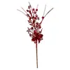 Estrella Hueca Flor de Baya Navideña Esquejes Decoración Festiva Transfronteriza Accesorios de Ambiente Festivo Hojas Navideñas Navidad