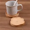 Posavasos Creativo de Madera Japonés con Forma de Pata de Oso Lindo, Base Aislante Antideslizante para Tazas de Café, Tazas de Té y Tazas de Madera de Haya