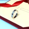 Fabricante Kajia Gipsofila Anel Diamante Celebridade da Internet Aço Titânio Anel de Casal Joias Femininas Clássico Anel de Diamante Eterno