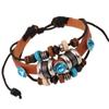 Nueva Pulsera Pulsera de Cuero con Cuentas Directo de Fábrica Más Vendida Joyería de Personalidad Joyería de Estilo Étnico