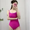 Novo Maiô Conservador Sexy para Mulheres Corrida Coreano Ins Popular Cobertura da Barriga Aparência Emagrecimento Costas Nuas Peça Única Roupa de Banho para Fonte Termal