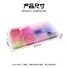 Molde de Uñas de Cristal Transfronterizo Papel de Extensión Colorido Bandeja sin Papel Pieza de Uña de Extensión Rápida para Fototerapia Caja de 288 Piezas Set de Película para Uñas