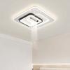 Lámpara de techo con voz inteligente LED para sala de estar, lámpara de dormitorio, lámpara de comedor, protección ocular, lámpara moderna y sencilla, combinación para toda la casa