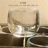 Copo de vidro engrossado não quente saúde pessoal Xícara de chá chinesa anti-quente copo mestre conjunto de chá pequeno copo de vinho por atacado