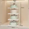 Estante para Ollas de Cocina, Estante de Almacenamiento en Capas y Compartimentado, Soporte para Ollas de Encimera y Debajo del Fregadero, Estante para Lavabo de Verduras