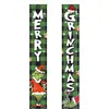 Amazon Transfronterizo Nuevo Couplet Navideño Decoración para Fiesta Navideña Bandera Colgante de Atmósfera Decoración de Porche Cascanueces