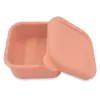 Transfronterizo Nuevo Producto Silicona Caja de Suplemento Alimenticio Infantil Lonchera Lonchera Contenedor Sellado para Conservar la Frescura Caja de Snacks de Silicona