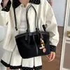 Nuevo 2026 Versátil Otoño Bolso Tote de Gran Capacidad Textura de Gamuza Bolso Cruzado para el Trabajo Bolso Retro Hombro Único para Mujer