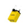 Adaptador de corriente USB 5V2A Doble Tres PD3 Cargador estándar europeo usb Cargador dual 2A A CC