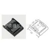 Fivela de Aço Inoxidável 304 Fivela de Engate Simples para Amarração Tensionador de Engrenagem Preto Ferramenta Manual Fixador Atacado