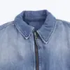 Comercio Exterior Transfronterizo Mayorista de AliExpress Moda Femenina de Moda Europea y Americana Otoño 2025 Chaqueta Vaquera de Aviador