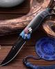 Suministro de fábrica, cuchillo plegable para exteriores, minicuchillo portátil de acero inoxidable, cuchillo multifuncional para acampar al aire libre, cuchillo de fruta