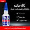 403 cola de baixo odor sem clareamento de alta viscosidade de secagem rápida de metal plástico linha de dados de ligação de componentes eletrônicos