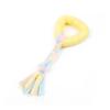 Juguetes Populares de Cuerda de Algodón Transfronterizos para la Dentición al por Mayor Juguetes de Nudo de Cuerda para la Limpieza de Dientes de Mascotas Resistentes a la Dentición y a las Mordeduras Juguetes para el Autoplacer y el Alivio del Aburrimiento