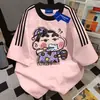 Camiseta Color-Blocking Tendência Nicho com Listras Três Cores Manga Curta Verão 2025 Nova Marca de Moda Estilo Casal Top para o Dia a Dia