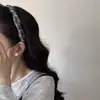 Diadema de Nudo de Tela Estilo Retro Academia Europea Americana Antideslizante Borde Ancho Diadema para Estudiante Chica Dama