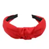 Diadema de Moda para Lavado Facial, Diadema Nudosa de Color Sólido Cruzada a la Moda, Diadema Femenina con Hebilla, Accesorio para el Cabello para Flecos