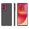 Funda para Teléfono Moto Edge 70 Mate Completo Cubierta Protectora Tipo Piel G24 Carcasa Blanda Protectora de Cobertura Total de TPU