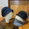 Novo chapéu de pescador 2025 infantil outono e inverno preto versátil chapéu de pelúcia moda rosto chapéu de bacia pequeno