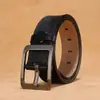 Produtos genuínos Paul Cinto Masculino Couro Genuíno Fivela de Pino de Negócios Versátil Fashionável Estilo Coreano Cinto para Jeans de Meia-idade