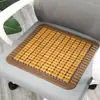 Cojín Transpirable para Asiento de Esterilla Cojín para Silla de Oficina con Computadora Asiento de Coche Verano Bambú Fresco para Mahjong Taburete de Estudiante Cojín Fresco para Asiento