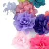 Flor de Zapatos Simulada Accesorios para Ropa Flor de Cabeza de Gasa de 7 cm Flor de Cabeza para Niños DIY Accesorios de Flor para Ropa Multicolor en Stock Venta al por Mayor