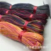 Suministro en stock cuerda de algodón encerado redonda de colores hilo de cera cuerda trenzada para pulsera DIY hecha a mano cuerda de cera decorativa