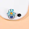 Série Olho do Diabo Insígnia Criativa Olhos de Gota de Óleo Metal Insígnia Criativa Personalizada Fivela de Bolsa Acessórios Peito