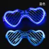 Venta al por mayor Cortinas LED Brillantes de Luz Fría Gafas de Corazón de Melocotón Gafas de Corazón Fiesta de Baile Fiesta de Bar y Otras a Gran Escala