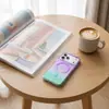 Suministro directo de fábrica: adecuado para funda de teléfono Apple 18, funda magnética degradada para iPhone 18 Pro Max, combinación de colores macarrón 17