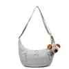 Bolso cruzado para mujer, gran capacidad, bolso ligero tipo dumpling, nuevo modelo Ins estilo coreano, bolso sencillo para estudiante, bolso de hombro de moda para mujer