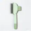Pente para Gatos para Remover Pelos Soltos, Escova de Agulhas para Grooming, Limpador de Pelos de Cães e Gatos, Pente Desembaraçador para Pets com Remoção de Pelos com Um Clique