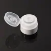 Botella de recarga de viaje 32/400 con válvula de cruz de silicona en el interior, botella exprimible de cuerpo portátil para almacenamiento de viaje