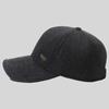 Gorro de Algodón con Protección para los Oídos para Personas de Mediana Edad y Mayores en Invierno, Gorra de Béisbol Cálida de Espiga, Gorra Gruesa a Prueba de Viento para Hombre para el Frío Invernal para Papá
