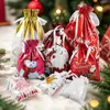 Bolsas de Regalo Navideñas Transfronterizas 2026 Modelo Nuevo Amazon Más Vendido Set de Bolsas de Regalo Navideñas Bolsa con Cordón Bolsa de Dulces