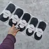 Calcetines Invisibles de Boca Baja Huicheng Dew para Hombres y Mujeres Verano Tubo Corto Combinan con Todo Silicona Antideslizante Calcetines Bajos con Forma de Flor