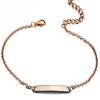 Nombre Inglés Pulsera Personalizada de Acero de Titanio Nueva Pulsera Larga de Acero Inoxidable con Cruz Espejo E-Commerce Explosiones Europeas y Americanas Joyería