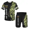 Ropa deportiva de las Fuerzas Ucranianas Traje de Camiseta para Hombre Impresión 3D Manga Corta Ropa Camuflaje Deportes Venta Directa de Fábrica