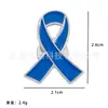 Broche de Cinta Popular Multicolor Transfronterizo, Broche de Caridad Internacional contra el SIDA, Pin de Tarjeta, Pin de Tarjeta de Alerta y Concientización sobre el SIDA