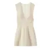 Venta Caliente Transfronteriza de Aliexpress Nueva Ropa para Mujer Primavera 2026 Vestido Corto Rayado Elegante 2180338