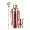 Ferramentas de Bar Mais Vendidas pelo Fabricante Coqueteleira de Aço Inoxidável Conjunto de Coqueteleira Kit Completo de Bartending Conjunto de Bartending