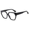 Nuevas Gafas de Sol Poligonales de Moda Transfronterizas Europeas y Americanas, Combinación de Colores Texturizada Gafas de Sol Degradadas de Moda Transfronteriza para Mujer 5675